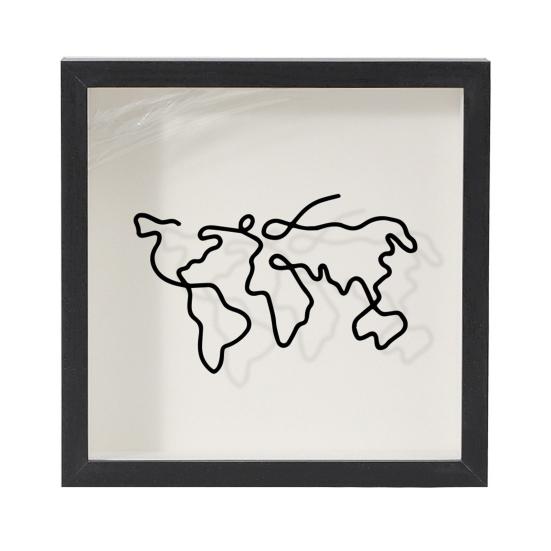 Теневая коробка для билетов с прорезями в деревянной рамке. Архивная коробка для путешествий и приключений. Квадратная печать на билете. Коробка для хранения фотографий с буквами. Украшение рабочего стола.