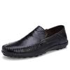 Genuine Leather Brown Men Moccasins Casual Shoes Luxury Men Black Designer Loafers Slip On Driving Shoes Zapatos Para Hombres
