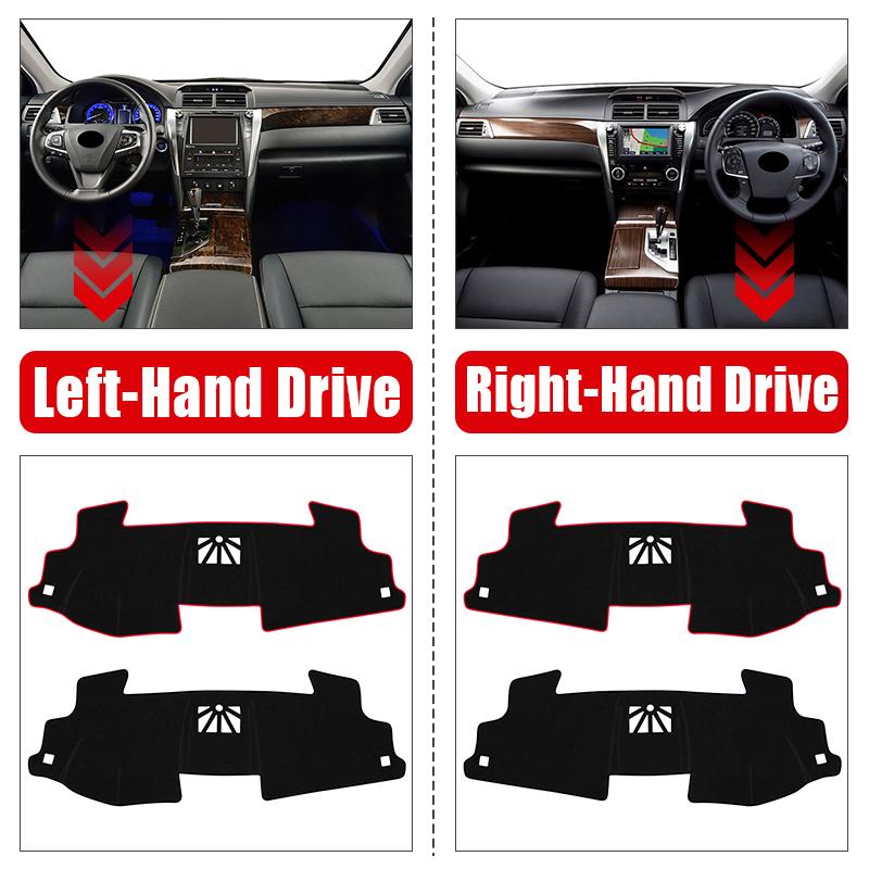 Для Toyota Camry XV50 Hybrid 2012 2013 2014 2015 2016 2017 Крышка приборной панели автомобиля Избегайте света Солнцезащитный козырек Анти-УФ-ковер Нескользящий