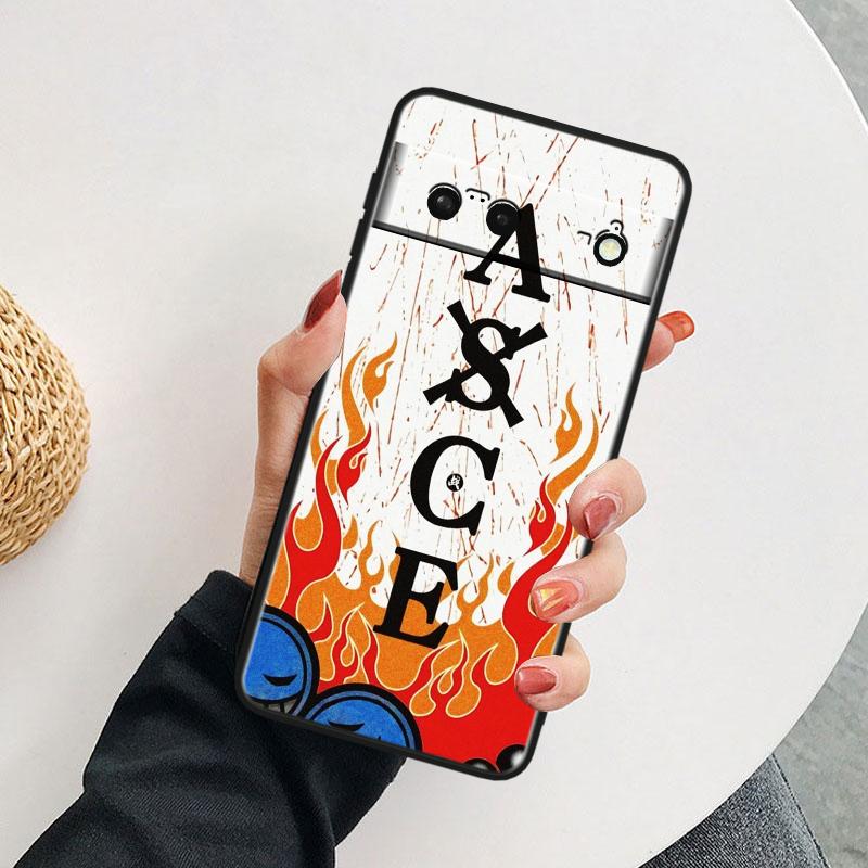 Luffys-Zoros O-nes P-ieces противоударный чехол для Google Pixel 8 7A 6A 5A 5 4 4A XL Pro 5G черный чехол для телефона мягкий чехол Fundas Capa