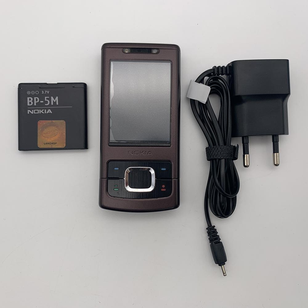 Восстановленный оригинальный мобильный телефон Nokia 6500 Slide с 1 SIM
