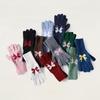ALLINCOMPLETE Ribbon Wool Gloves (10 Colors)