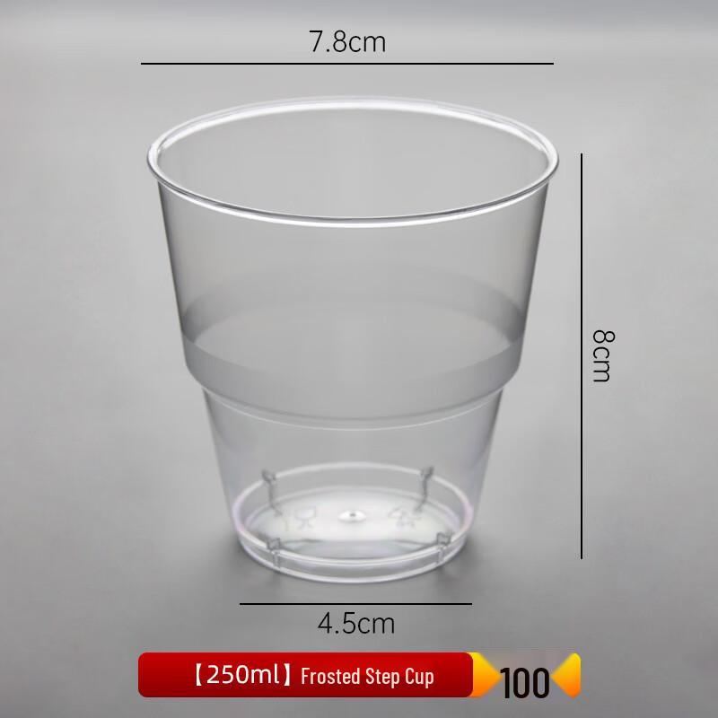 Chulu Disposable Transparent Plastic Cups