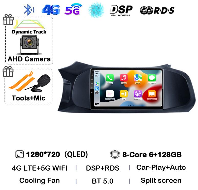 Android 14 Carplay Auto Car Radio For Chevrolet Onix 2012 - 2019 Multimedia Video Player Stereo Audio 2Din GPS WIFI+4G Head Unit