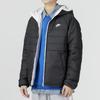 Nike Мужская черная пуховая куртка с капюшоном, умеренно стеганая, утепленная куртка DH2784-030