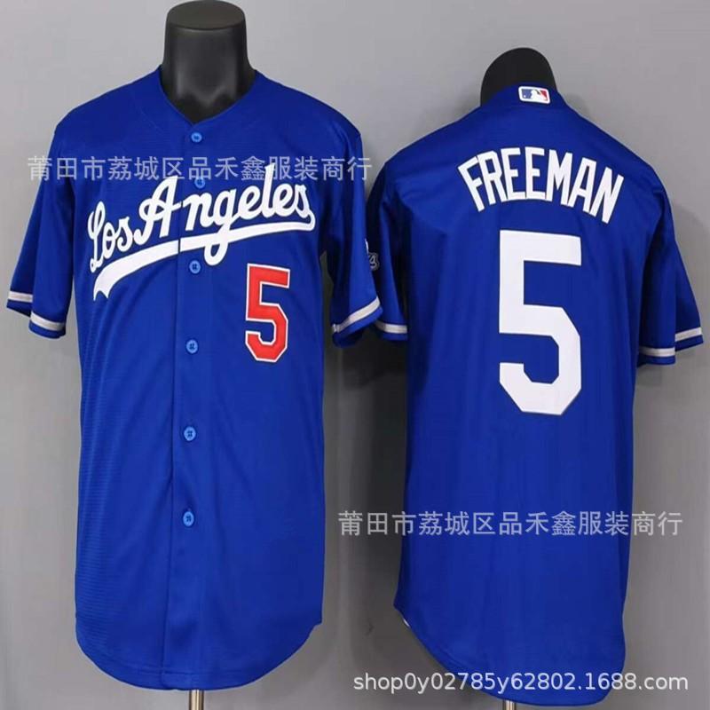 Mens Los Angeles Dodgers Baseball Jersey Ohtani 17 50 5 22 18 11 City Blue Embroidered Team Uniform