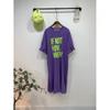 C S In The Room If Not letterIng Slit Flare Short Sleeve Long dreSS 4 ColorS