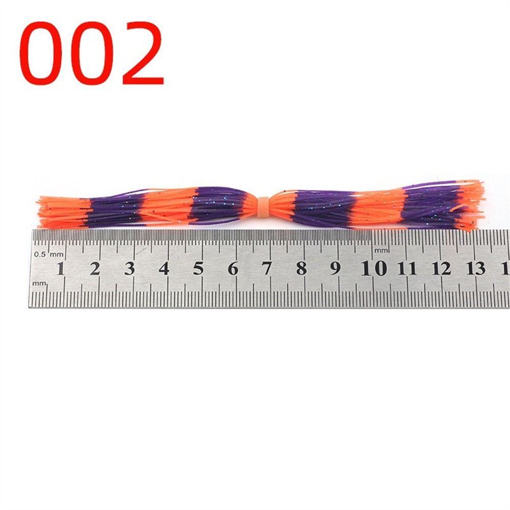 Fly Tying Material Buzzbaits Spinner 50 Strands Jig Squid Skirt Baitfish Silicone Skirts  Jig Lures
