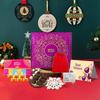 Open Secret Gift Hamper | 7 Item Gift Combo - Gift Box, Card, Scented Candles (Pack of 6), Assorted 12 Cookies, Calendar | Healthy Unjuncked Food
