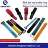 Цветные нейлоновые кабельные стяжки на липучке с логотипом на заказ
