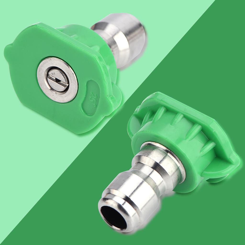 5 шт. Новые распылительные насадки для мойки высокого давления, набор наконечников, различные степени для быстрого подключения, горячие