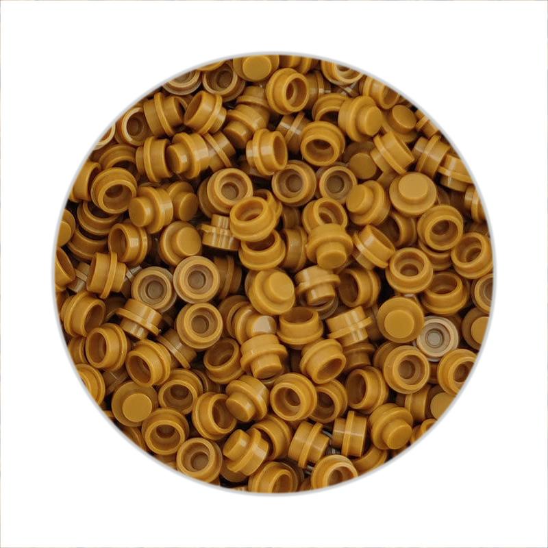 300/500/1000 шт. Сборные частицы 6141 Пластина круглая 1x1 точка DIY строительные блоки фигурки лампа кирпичи игрушка для детей 4073