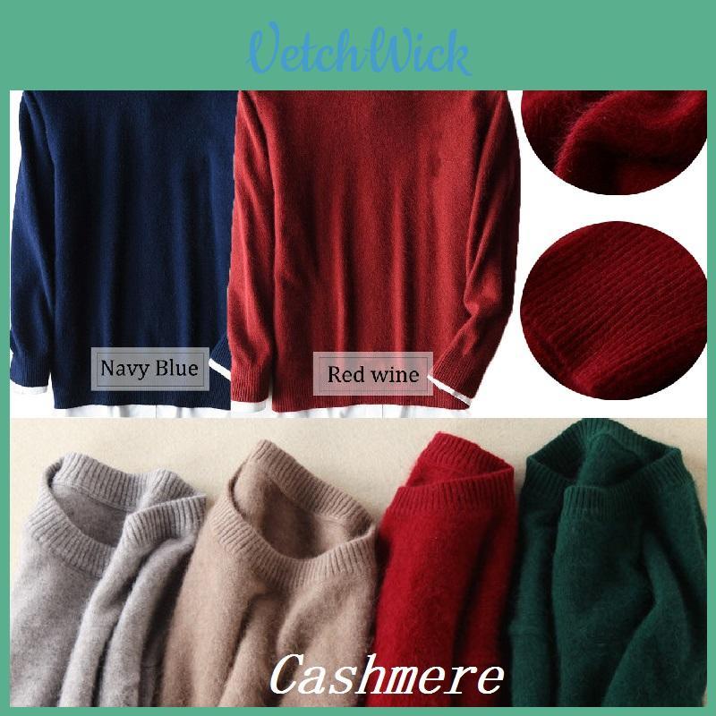 Luxuriously Soft Men's Slim Knitted Cashmere Jumper Pullover For Cozy Comfort