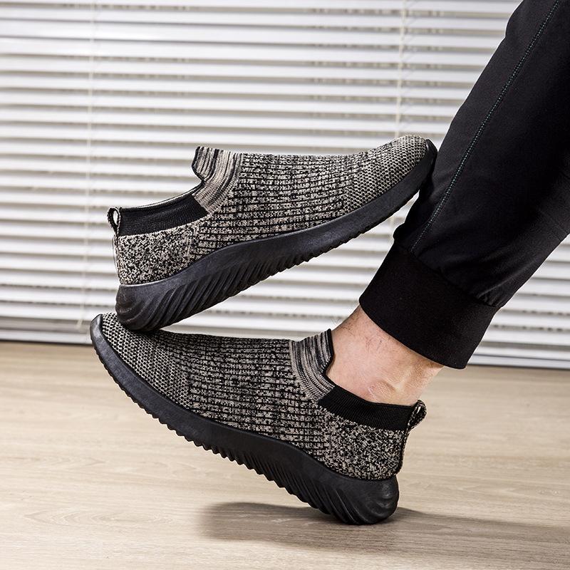 Мужские кроссовки для бега, сверхлегкие дышащие прогулочные туфли, нескользящая спортивная модная повседневная спортивная обувь с сеткой для тренировок