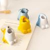 Милый держатель для зубных щеток в виде животного, забавный полимерный держатель для ручек, мини-подставка для одной зубной щетки в виде животного, органайзер для ванной комнаты для столешницы в туалетной комнате, офиса