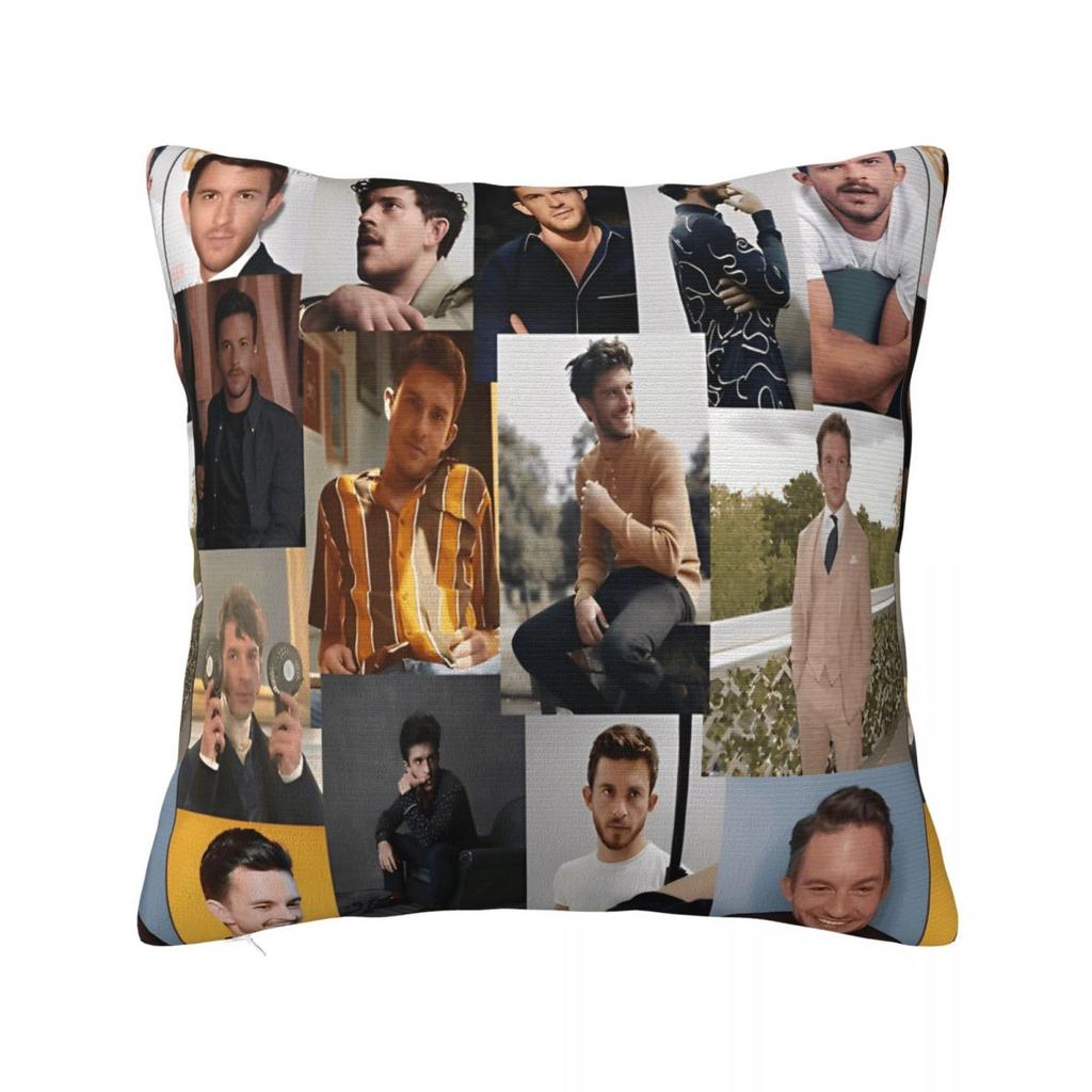 Jonathan Bailey Pillow Cover Square Pillow Case Cushion Cover Funny Custom DIY Pillowcases For Living Room Chair