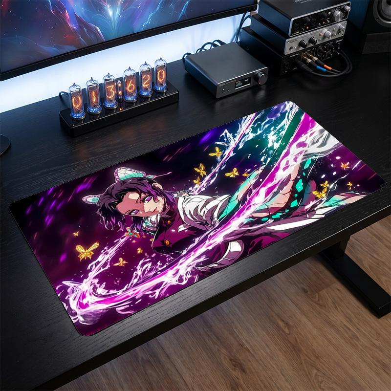 Demon Slayer Printed Mouse Pad Non-Slip Waterproof Rubber Desk Mat for Gaming Office Laptop Home Decor Gift