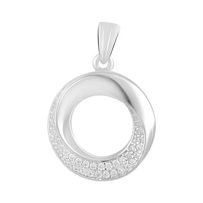 Серебряная подвеска с фианитами (2129813)