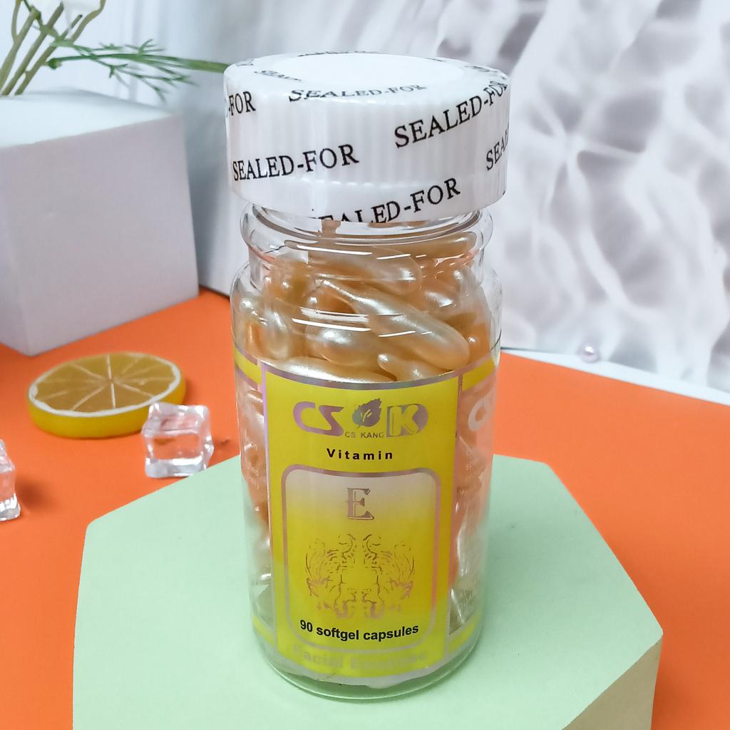 90pcs/set Vitamin E Capsule Essence Oil Collagen Essence Cream Moisturizing Diminishes/Reduces The Look or The Signs of Aging Skin Care Serum