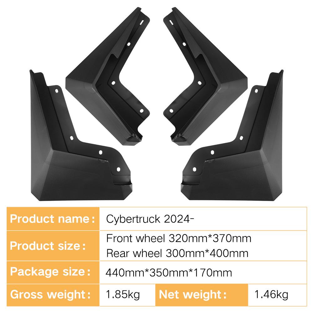 Tesla Cybertruck Tire Mudguard Skin