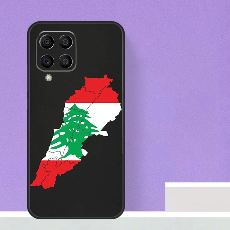 Карта флага Ливана для Samsung Galaxy M13 M33 M53 M12 M32 M52 M14 M34 M54 M20 M51 M21 M30s M31s M15 M55 чехол