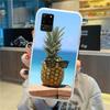 Чехол для телефона Summer Beach Fruit Pineapple для Samsung Galaxy S10 S21 S22 Plus Ultra A91 A51 A21S A12 Прозрачный чехол для телефона