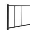 Vidaxl Metalowe Wezgłowie, Czarne, 200 Cm