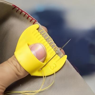 Простые инструменты для шитья — прочные пластиковые фиксаторы краев и швейные инструменты для начинающих и пожилых людей, интервал 4 мм и 3 мм, идеально подходят для ручного шитья своими руками