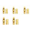 Латунные мундштуки для саксофона 5C/6C/7C/8C/9C для саксофона Профессиональные и для начинающих Металлический мундштук для сопрано-саксофона с колпачками