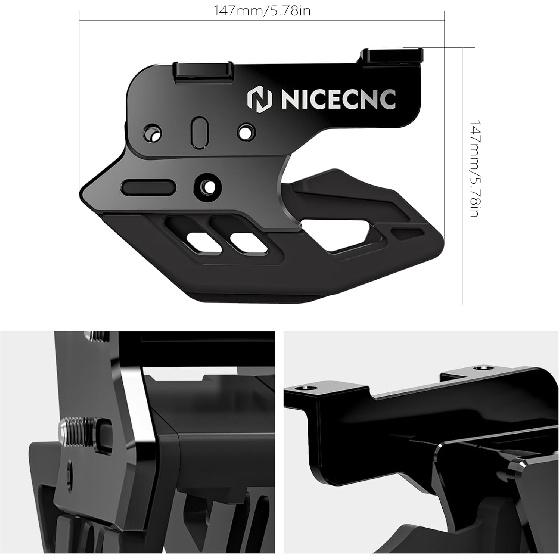 NICECNC Motorcycle Rear Chain Guide Cha Protection Pulley Stabilizer Chain Case Compatible with Yamaha Tenere 700 /XTZ700 -2024, Tenere 700 Rally