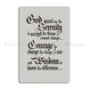 Serenity Prayer in Natural colours AA Script Serenity Courage Wisdom Floral BW Metal Party Customized Wall Decor Tin Sign Poster
