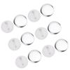 100 Sets 37mm Badge Pin Button Parts Badge Making Supplies DIY Crafts Materials