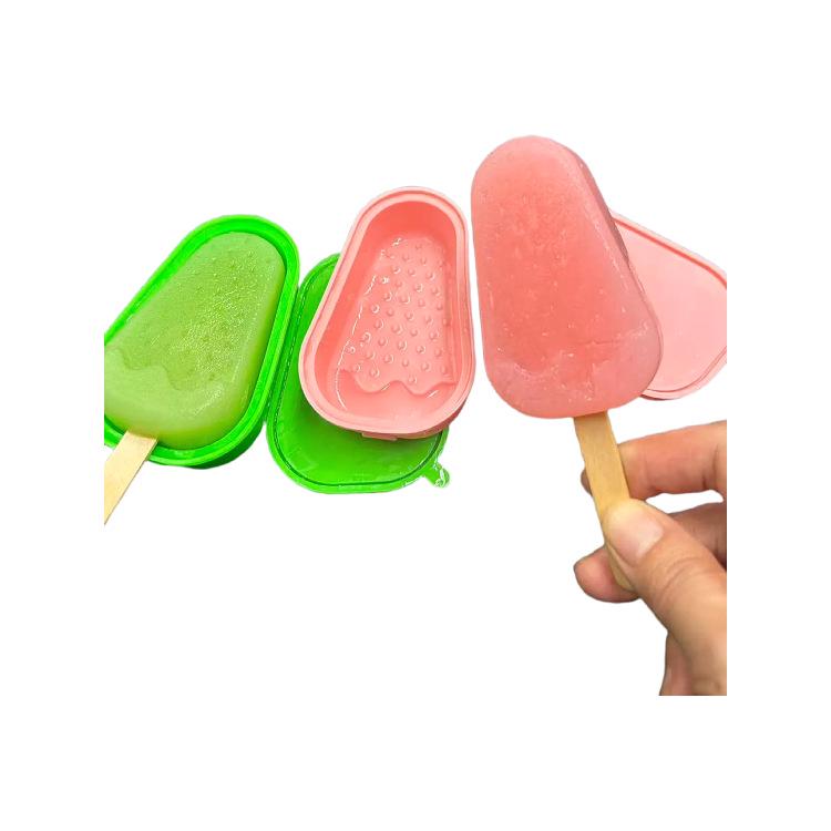 Food-Grade Silicone Ice Cream Mold for Kids - Easy Release Popsicle DIY Tray with Lid