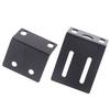 1 Set Metal 1U Rack Mount Ear Mounting Jointing With Screw Cap For Frame Box High Qulaity Wireless System Receiver Host