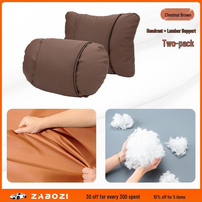 Mercedes-Benz Neck & Lumbar Support Pillow for C-Class, GLC, S-Class, A-Class, GLE, V-Class, EQ