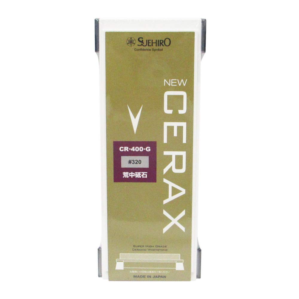 Suehiro Керамический грубый точильный камень, Средний, 320 мм, 1, CR-400-G
