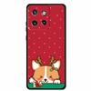 Christmas Cover For Motorola Moto G75 5G Black Silicone Cases TPU Santa Claus Christmas Tree Cover Deer For Moto G75 5G TPU case