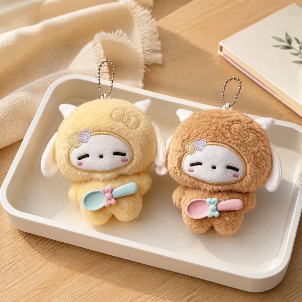 Soft Stuffed Sheep Keychain Cartoon Plush Stuffed Animal Keychain Lamb Key Chain Gift for Girls