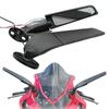 For Honda CBR650R F CBR1000RR CBR600RR CBR 250R 300R 400RR 500R Motorcycle Mirror Modified Wind Wing Rotating Rearview Mirror