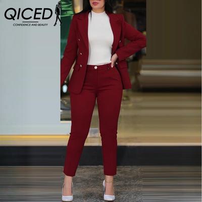 Повседневный модный деловой женский костюм