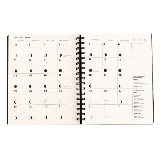 Планировщик лунного астрологического года на 2025 год. Фазы Луны. Знаки. Расклады Таро. Ежемесячный и еженедельный обзор. Руководство по лунному календарю.