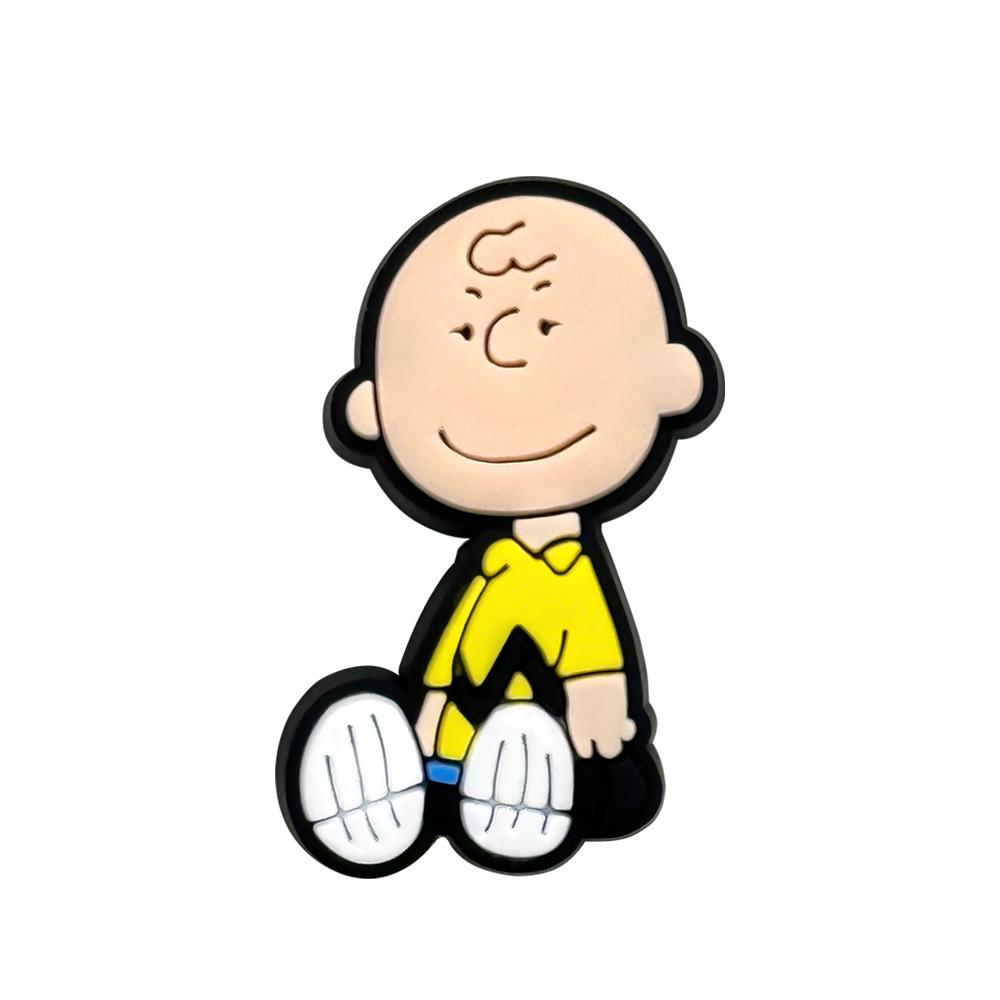 MINISO Причудливые мультяшные шармы для обуви Snoopy Декоративные аксессуары для ПВХ сабо сандалий - Вдохновленные аниме DIY ремесленные аксессуары