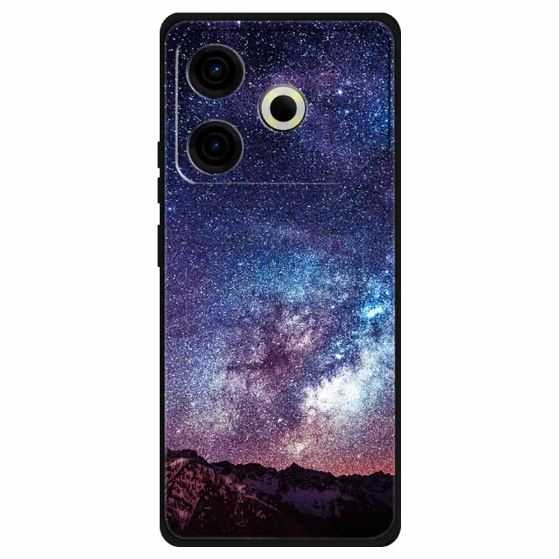 Чехол для Tecno Pova 6 Neo Силиконовый Мягкий Цветок Космос Модный Чехол Для Tecno Phantom X2 Pro Чехлы Пейзажная Краска Чехлы Милые