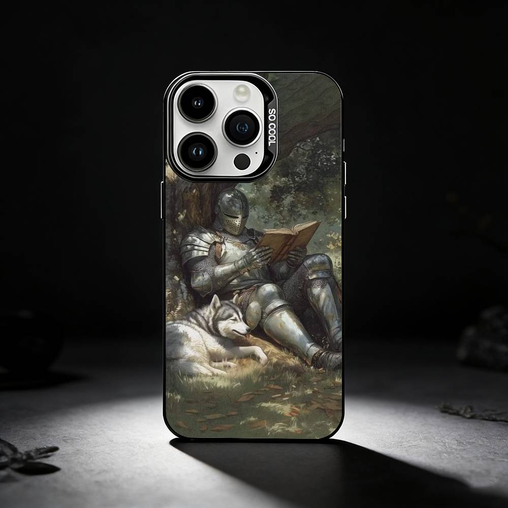 K-Kingdom C-Come D-Deliverance Phone Case For iPhone 17,16,15,14,13,12,11 Plus,Pro Max,XS,Colored silver phone case