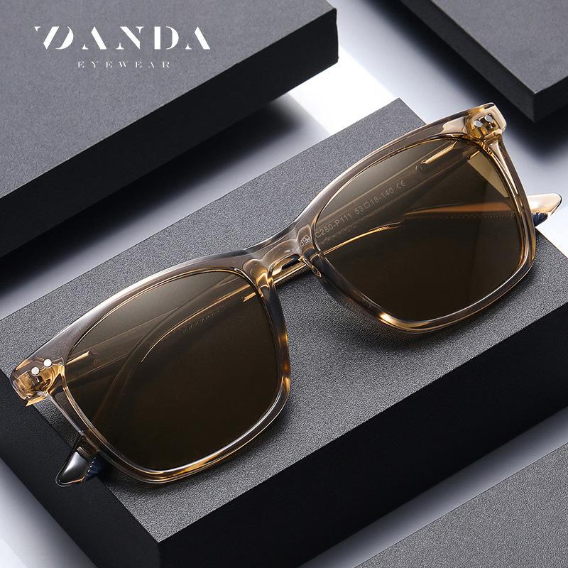 New polarized glasses, fashionable retro sunglasses, unisex square sunglasses tr3399Classic studded glasses