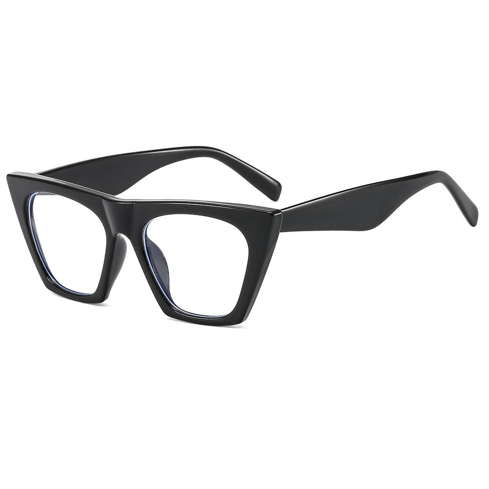 New sunglasses PC frame anti-blue light glasses European and American fashion cat eye frame export fashion glasses