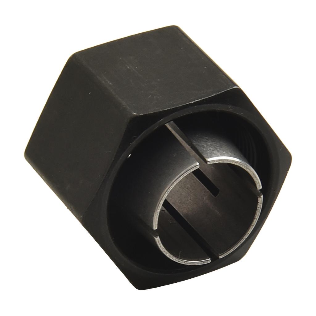 DW6214 Nut Router Accessory 1 2 Inch Chuck 1 4 Inch Chuck Metal Material Replacement For Bosch 2610906283 For DW616M