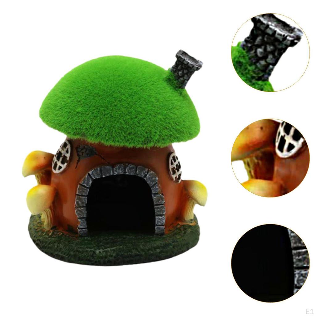 Декор для аквариума и пещера-убежище для рептилий, декор для столешницы, ландшафтный декор, рыба