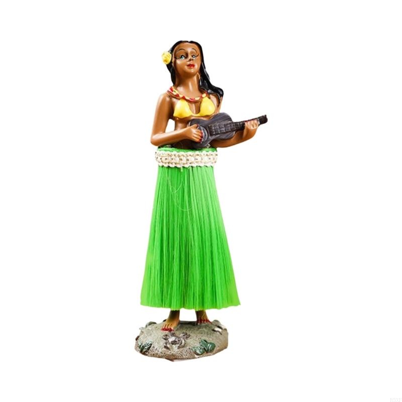 2025 Новая яркая статуэтка африканской танцовщицы, расписанная вручную, смола, ремесло, декор для интерьера автомобиля, комнаты