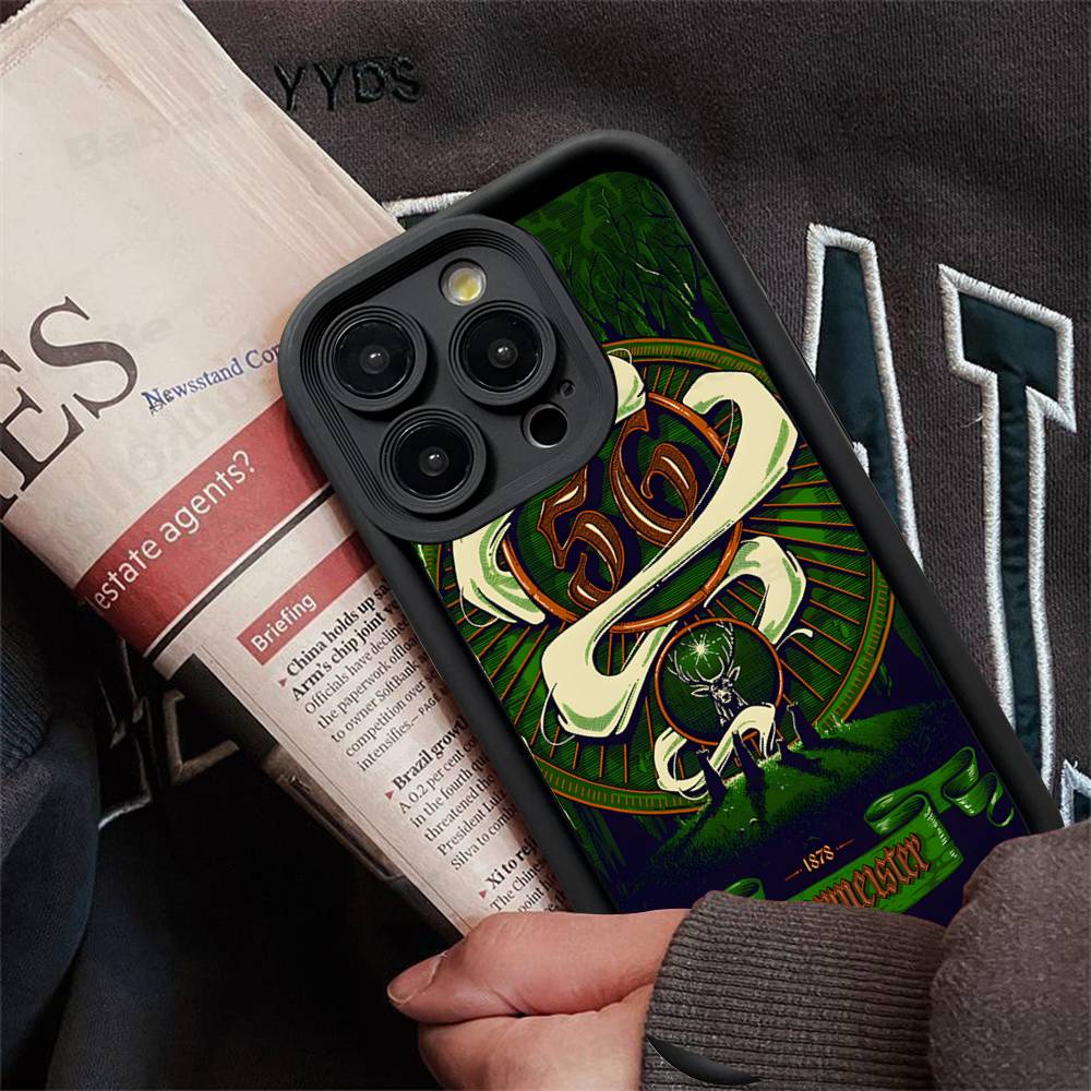 Горячий J-Jagermeisters Чехол из ТПУ для телефона iPhone 17 16 15 14 13 12 11 Pro Max Plus Чехол